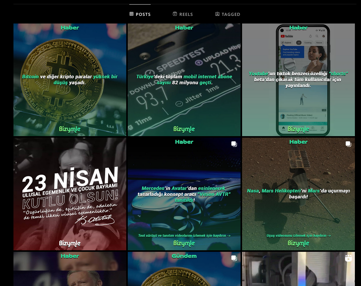 Bizymle Page